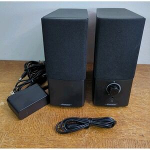 Bose Companion 2 Series III Multimedia PC Speakers Original Power Cord Tested!